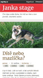 Mobile Screenshot of jankac.signaly.cz