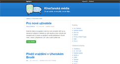 Desktop Screenshot of media.signaly.cz