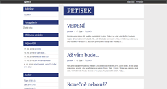 Desktop Screenshot of petisek.signaly.cz