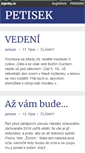 Mobile Screenshot of petisek.signaly.cz