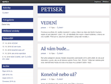 Tablet Screenshot of petisek.signaly.cz