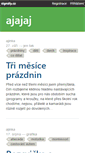 Mobile Screenshot of ajinka.signaly.cz