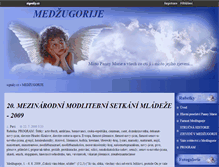 Tablet Screenshot of mladifest-2009-medzugorije2009.signaly.cz