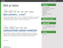 Tablet Screenshot of anezka.signaly.cz