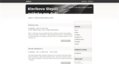 Desktop Screenshot of klerikone.signaly.cz