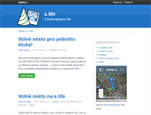 Tablet Screenshot of life.signaly.cz