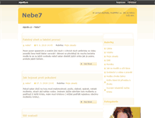 Tablet Screenshot of nebe7.signaly.cz